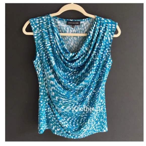 Jones New York Tops - Jones NY Sleeveless Printed Top